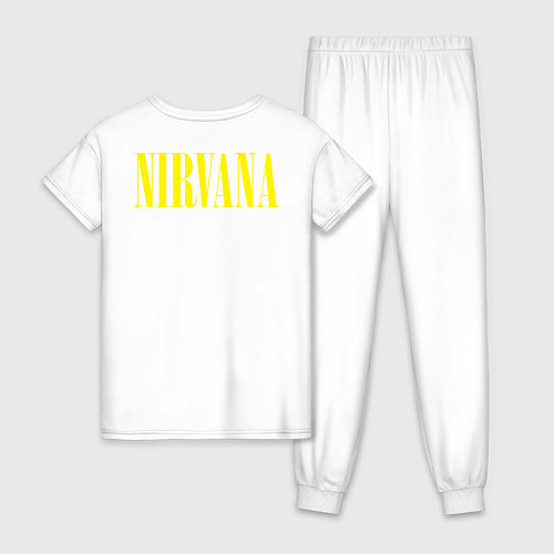 Женская пижама NIRVANA Smells Like Teen Spirit / Белый – фото 2