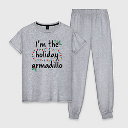 Женская пижама Im the holiday armadillo