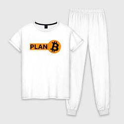 Женская пижама BITCOIN PLAN B