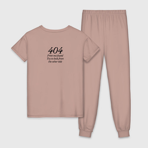 Женская пижама Ошибка Windows 95 / Пыльно-розовый – фото 2