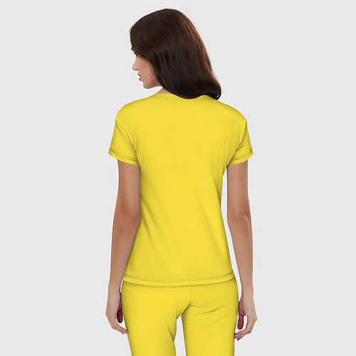 Женская пижама SLIPKNOT СЛИПКНОТ Z / Желтый – фото 4