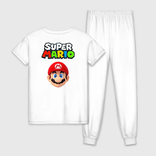 Женская пижама Mario Bros / Белый – фото 2