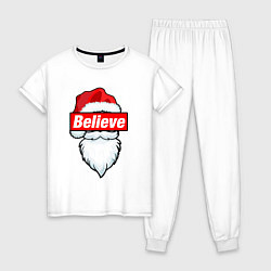 Женская пижама I Believe In Santa Я Верю В Санту