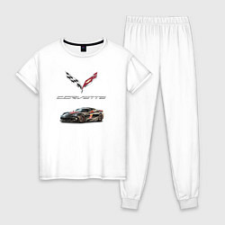 Женская пижама Chevrolet Corvette - Motorsport racing team