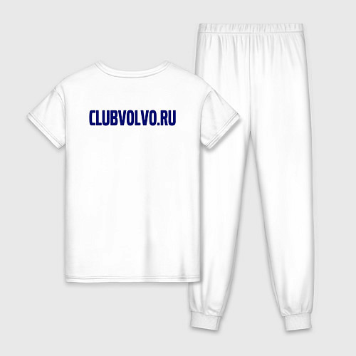 Женская пижама CLUB VOLVO / Белый – фото 2