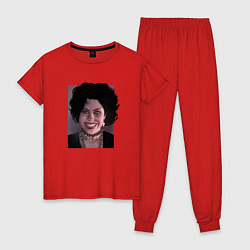 Пижама хлопковая женская Нэнси The Craft, цвет: красный
