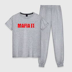Пижама хлопковая женская Mafia 2: Мафия, цвет: меланж