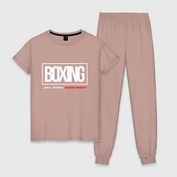 Женская пижама Boxing good night