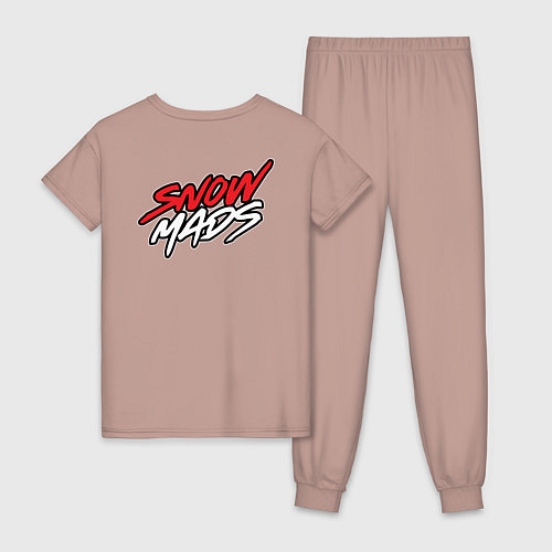 Женская пижама Onyx - snowgoons / Пыльно-розовый – фото 2