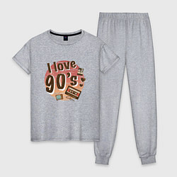 Женская пижама I love 90-s