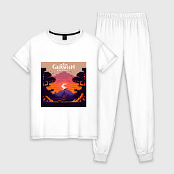 Женская пижама Genshin Impact, Sunset