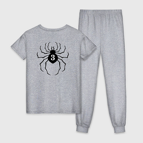 Женская пижама Паук 3 / Меланж – фото 2