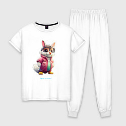 Женская пижама Модный маленький заяц