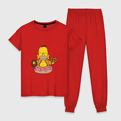 Женская пижама Буддизм Симпсон
