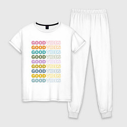 Женская пижама Good vibes