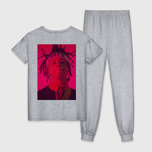 Женская пижама T-shirt trippie redd / Меланж – фото 2