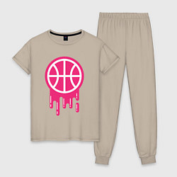 Женская пижама Pink basketball