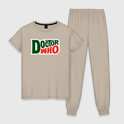 Женская пижама Стиль доктора кто