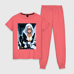 Женская пижама Черная кошка Фелиция Харди