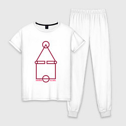 Женская пижама Стиль игры в кальмара