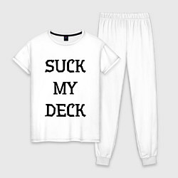 Женская пижама Suck my deck