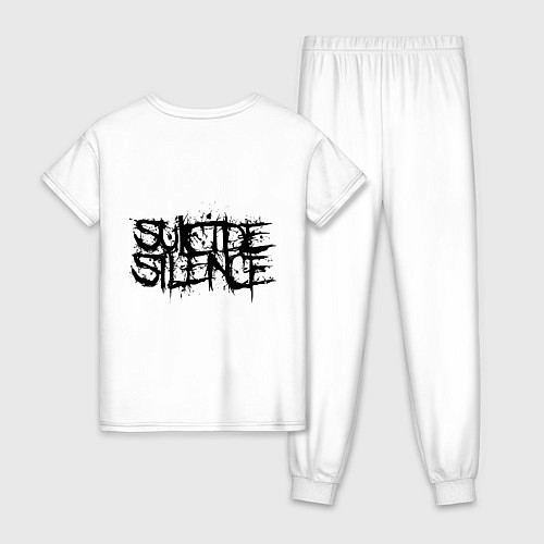 Женская пижама Suicide Silence: Venom / Белый – фото 2
