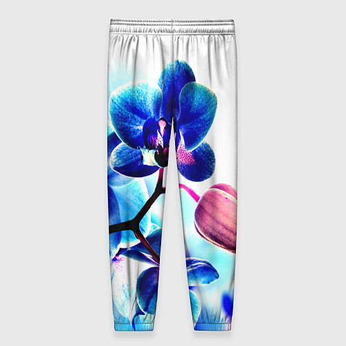 Женские брюки Фиолетовая орхидея / 3D-принт – фото 2