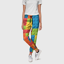 Брюки женские Лего конструктор, цвет: 3D-принт — фото 2