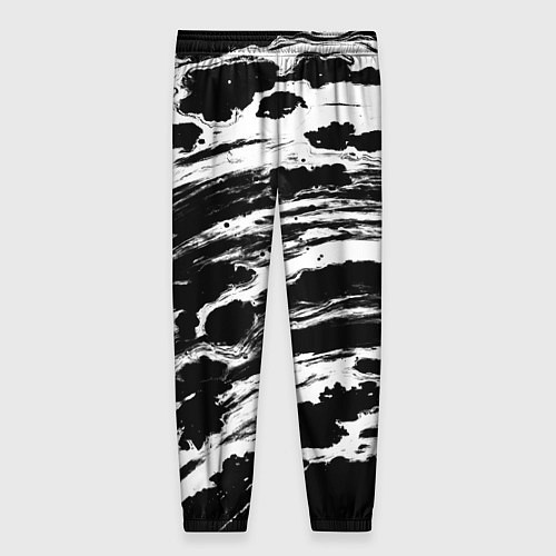 Женские брюки Gray color abstract / 3D-принт – фото 2