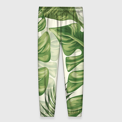 Женские брюки Тропический папоротник / 3D-принт – фото 2