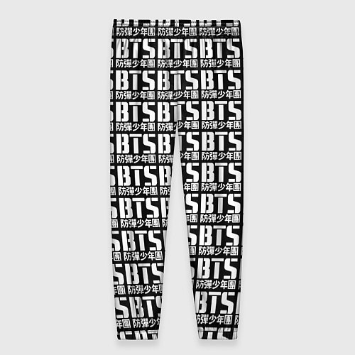 Женские брюки BTS K-pop pattern / 3D-принт – фото 2