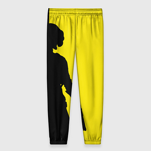 Женские брюки PUBG: Yellow Shadow / 3D-принт – фото 2