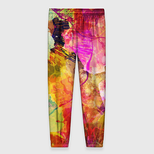 Женские брюки Взрыв красок / 3D-принт – фото 2