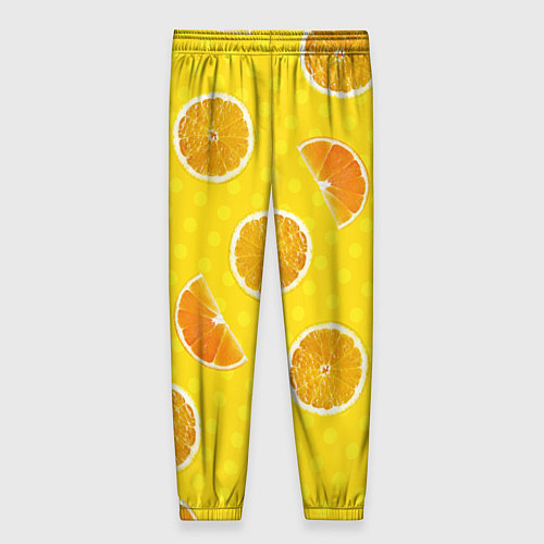 Женские брюки Апельсиновое настроение / 3D-принт – фото 2
