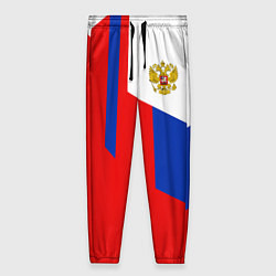 Женские брюки Russia: Geometry Tricolor