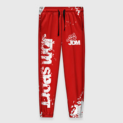 Женские брюки Eat Sleep JDM: Red Style