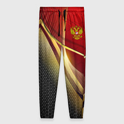 Брюки женские RUSSIA SPORT: Gold Collection, цвет: 3D-принт