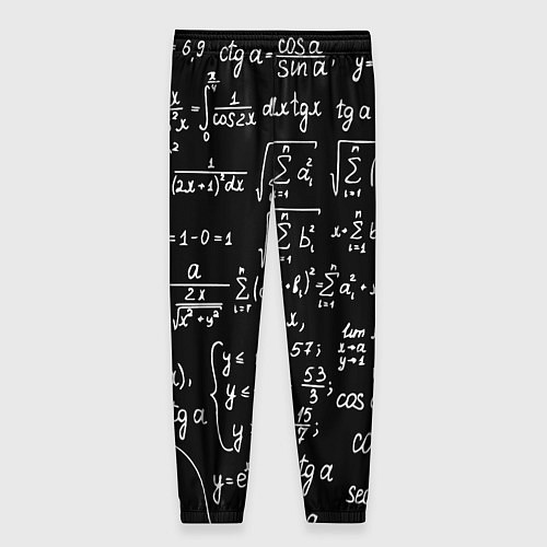 Женские брюки Алгебраические формулы / 3D-принт – фото 2