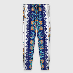 Женские брюки Цветочный орнамент
