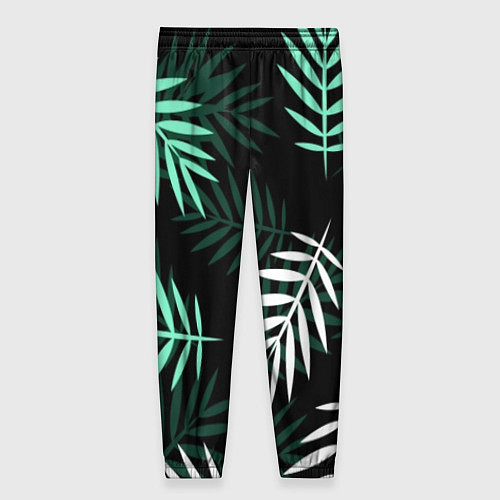 Женские брюки Листья пальмы / 3D-принт – фото 2