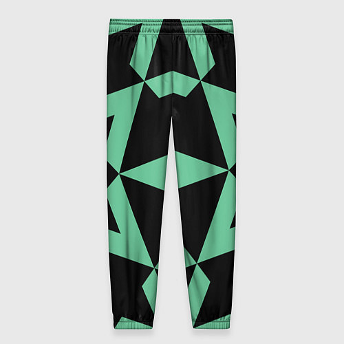 Женские брюки Abstract zigzag pattern / 3D-принт – фото 2