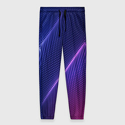 Женские брюки Фиолетово 3d волны 2020