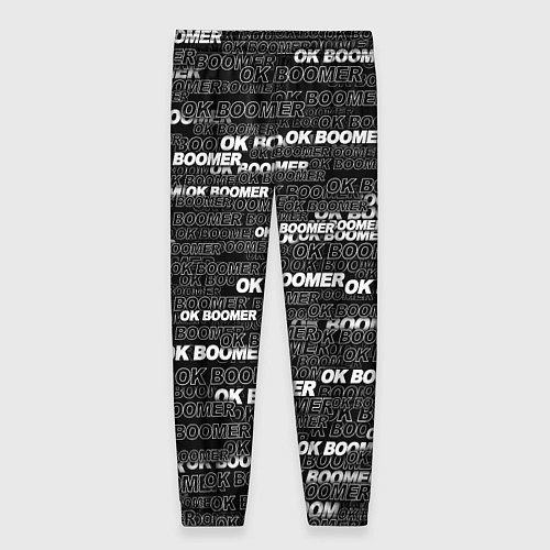 Женские брюки OK BOOMER / 3D-принт – фото 2