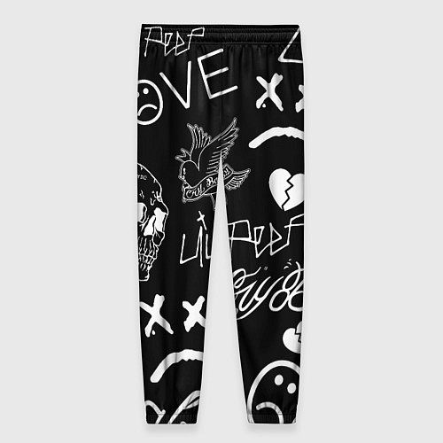Женские брюки Lil Peep / 3D-принт – фото 2