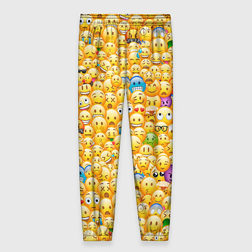 Женские брюки Смайлики Emoji / 3D-принт – фото 2
