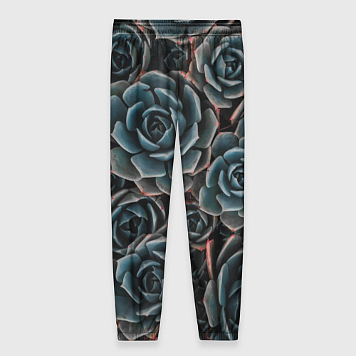 Женские брюки Цветы Розы / 3D-принт – фото 2