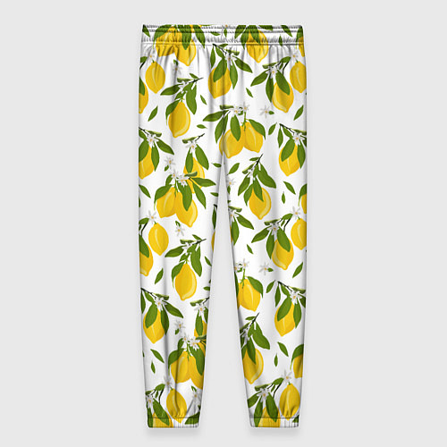 Женские брюки Лимоны / 3D-принт – фото 2