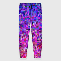 Женские брюки Треугольники мозаика пиксели