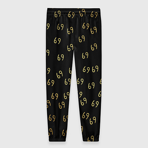 Женские брюки 6ix9ine Gold / 3D-принт – фото 2