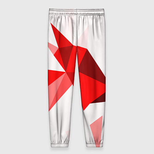 Женские брюки GEOMETRY RED / 3D-принт – фото 2